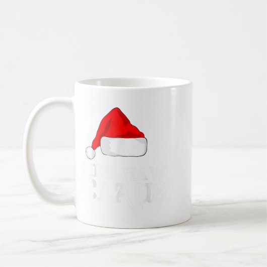 Hee-haw Claus Christmas Santas Hat Pajama Familie Kaffeetasse (Links)