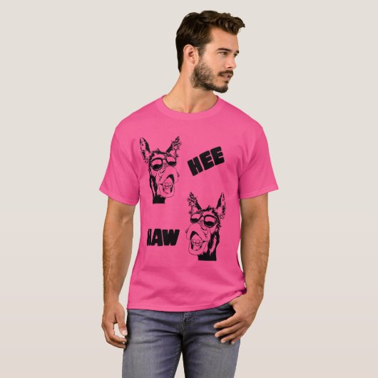 Hee Haw, Cool, Funny Donkey T-Shirt (Vorne ganz)