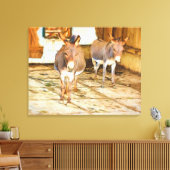 Hee Haw Donkeys Leinwanddruck (Insitu (Wohnzimmer))