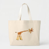 Hee Hee Hee! Cartoon giraffe bag Jumbo Stoffbeutel (Vorne)