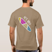 He'e Nalu (Brandung hoch) vordere Schildkröte T-Shirt (Rückseite)