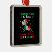 HEEHAW Der WeihnachtsDonkey | Donkey Lovers Gesche Ornament Aus Metall (Rechts)
