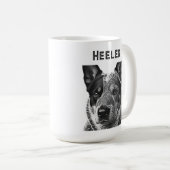 Heeler Blue Heeler Dog Kaffeetasse (VorderseiteRechts)