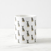 Heeler Cattledog (Blue Black Tan) Kaffeetasse (Mittel)