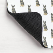 Heeler Cattledog (Blue Black Tan) Mousepad (Ecke)
