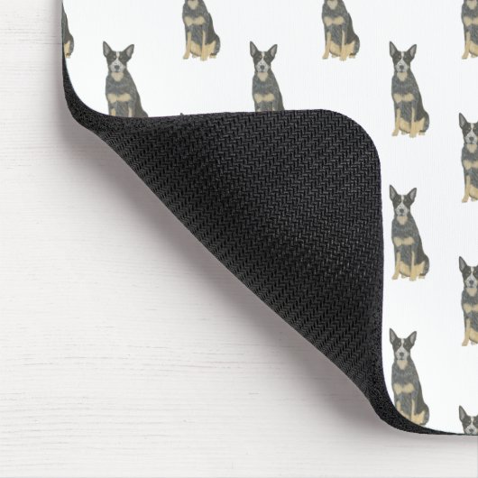 Heeler Cattledog (Blue Black Tan) Mousepad (Ecke)