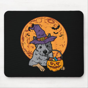 Heeler Hexenhut Mond Jack O Lantern Halloween Mousepad