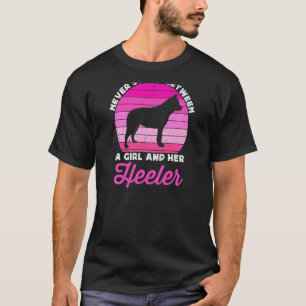 Heeler Hund für Mädchen Kinder Blau Rot Australisc T-Shirt