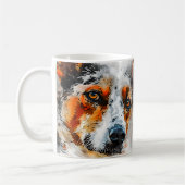 Heeler-Hundemutter Kaffeetasse (Links)