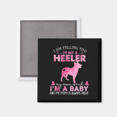 Heeler Mama Magnet (Vorderseite/Rückseite)