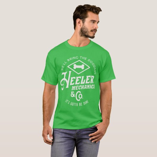 Heeler Mechanics vintage T-Shirt (Vorne ganz)