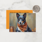 Heeler Mitteilungskarte (Vorderseite/Rückseite Beispiel)