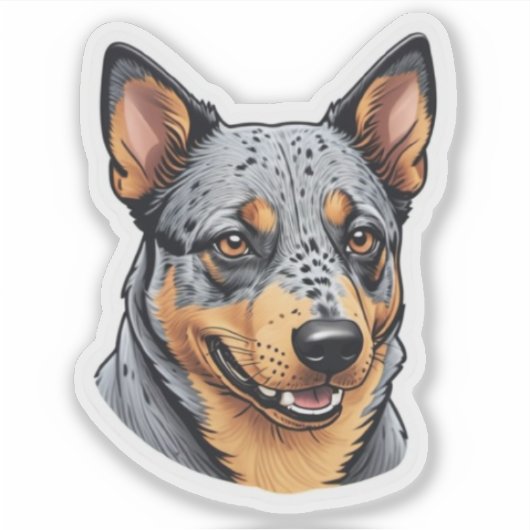 Heeler Sticker (Vorderseite)