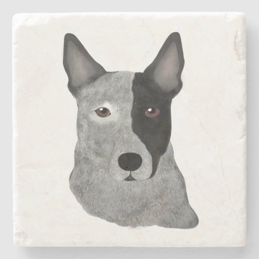 Heeler Stone Untersetzer (Vorderseite)