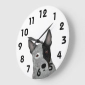 Heeler Wall Clock Große Wanduhr (Winkel)