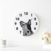 Heeler Wall Clock Große Wanduhr (Zuhause)