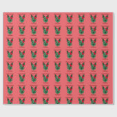 Heeler Weihnachtswrapping Paper Geschenkpapier (Flach)