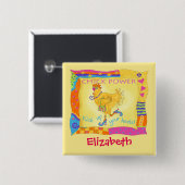 Heels aufheben Power Name Abzeichen anklicken Button (Vorne & Hinten)