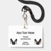 Heels beidseitig ausweis (Vorderseite mit Lanyard)