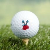 Heels, die Red MAGA Hat Election 2024 Golfball (Insitu T-Shirt)