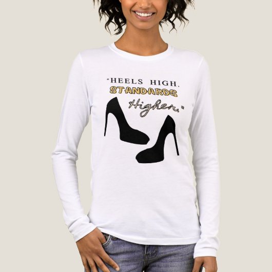 heels high standars higher Tri-Blend shirt (Vorderseite)