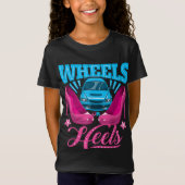 Heels oder Räder Geschlechterrollen T-Shirt (Vorderseite)