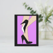 Heels Postkarte (Stehend Vorderseite)