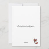 Heels-Treppen Feiertagskarte (Rückseite)