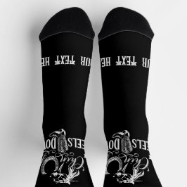 Heelse auf dem Cowgirl reiten Socken