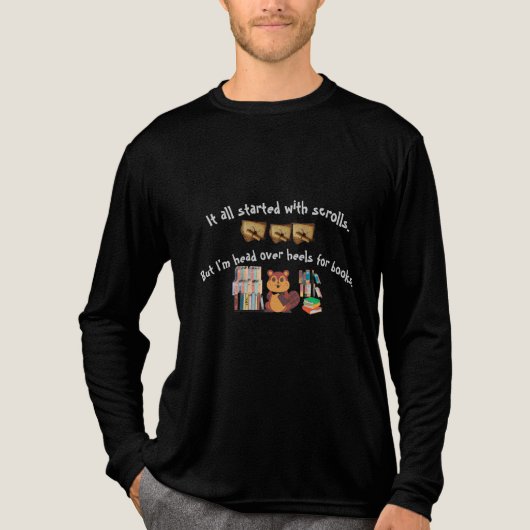 Heelse für Bücher Tri-Blend Shirt (Vorderseite)
