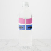 Heelse oder Räder [[Auto]] Black|Pink|Blue Gender  Wasserflaschenetikett (Rückseite)