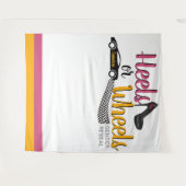 Heelse oder Räder Geschlechtsverkehr Rosa|Marigold Wandteppich (Vorderseite (Horizontal))