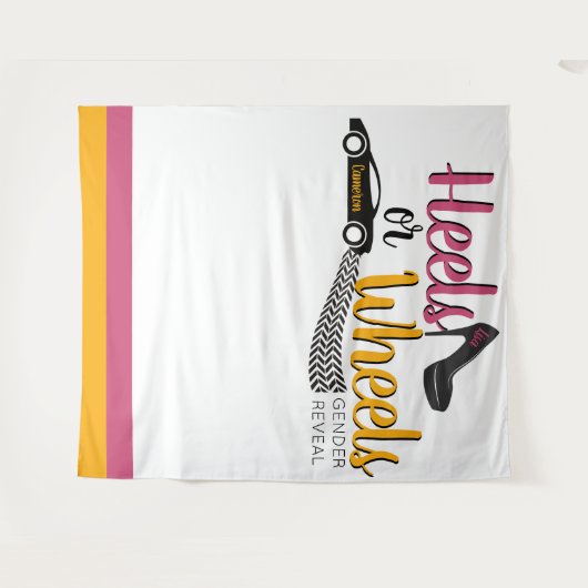 Heelse oder Räder Geschlechtsverkehr Rosa|Marigold Wandteppich (Vorderseite (Horizontal))