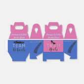 Heelse oder Räder | Rosa & blau {Auto} Genderdarst Geschenkschachtel (Ungefaltet)