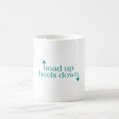 Heelse runter Sprichwort Kaffeetasse (Mittel)