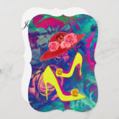 Heelse und Hasen für die 12x18-Einladung Einladung (Vorne/Hinten)