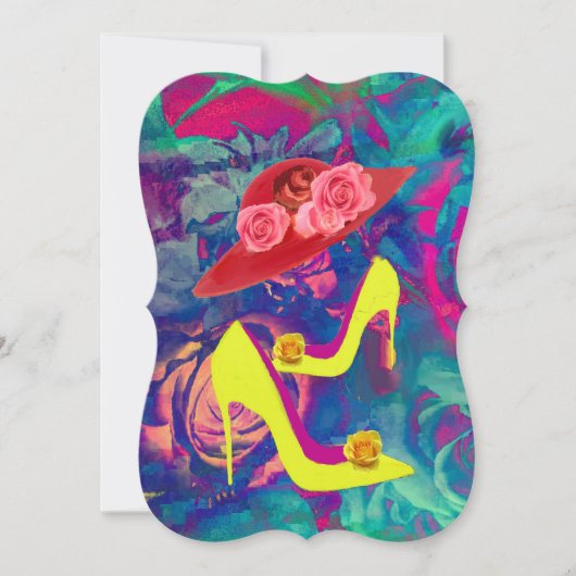 Heelse und Hasen für die 12x18-Einladung Einladung (Vorderseite)