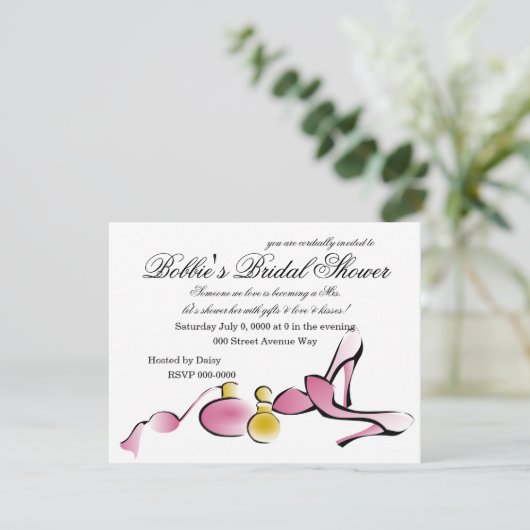 Heelse und Parfüm Einladung (Stehend Vorderseite)