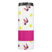 Heelse und Sterne gemustert Thermosbecher (Rückseite)