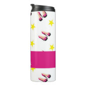Heelse und Sterne gemustert Thermosbecher (Nach rechts gedreht)