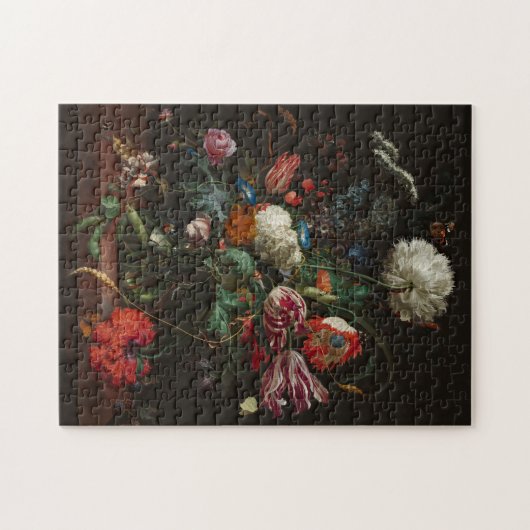 Heem Vase Blume Malerei Puzzle (Horizontal)