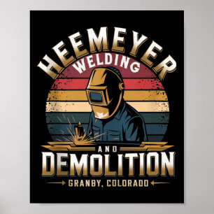 Heemeyer Schweißdemolition Grandby Colorado Poster