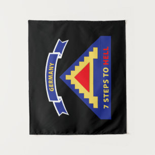 Heer - 7. Armee der Vereinigten Staaten 7 Stufen H Wandteppich