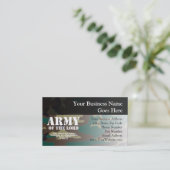 Heer des Herrn, Bibel-Schrift-Camouflage Visitenkarte (Stehend Vorderseite)