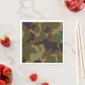 Heer Green Camouflage Paper Napkins Serviette (Beispiel)