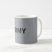 Heeresgrau Kaffeetasse (VorderseiteRechts)