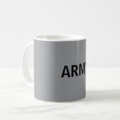 Heeresgrau Kaffeetasse (Vorderseite Links)