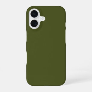Heeresgrün einfarbig iPhone 16 hülle
