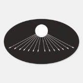 Heereshecker Ovaler Aufkleber (Vorderseite)