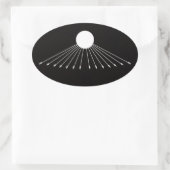 Heereshecker Ovaler Aufkleber (Tasche)